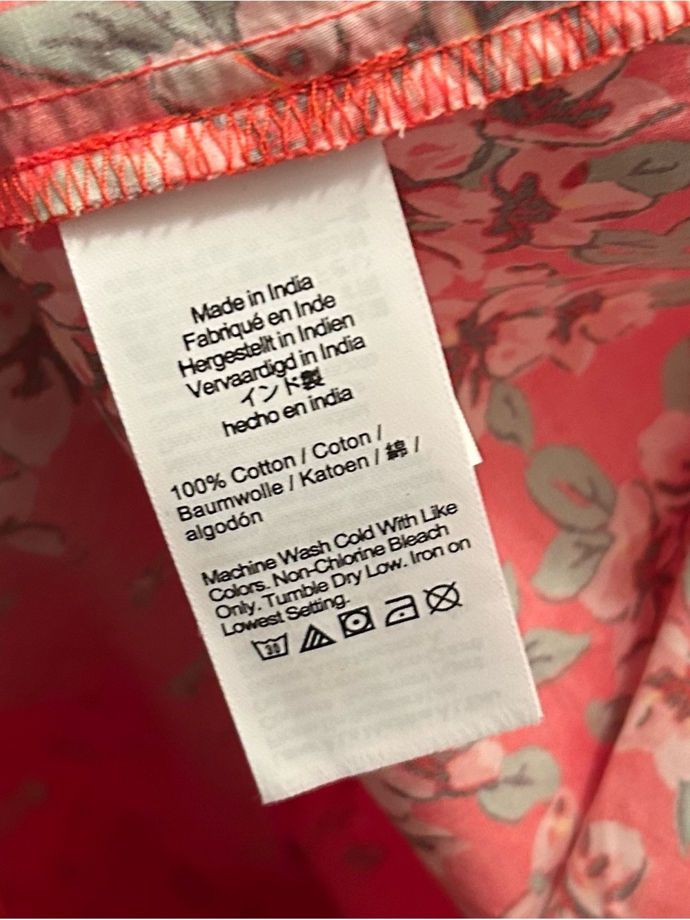 J. Crew Smocked-waist V-neck dress in map print - Picture 5 of 9